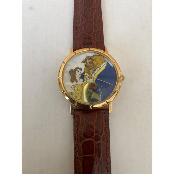 Disney Beauty & Beast Collector Club V Ltd Ed Fossil Watch & Music Box Set 1996 - Picture 13 of 16